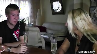 German Mom Instruct Step-Son to Fuck at 18yr old Birthday