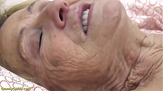 sexy 90 years old grandma gets rough fucked