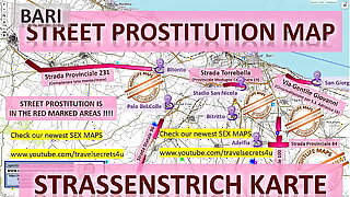 Bari, Italy, Italia, Italien, Sex Map, Street Prostitution Map, Rubdown Parlours, Brothels, Whores, Escort, Callgirls, Bordell, Freelancer, Streetworker, Prostitutes, Blowjob, Teen